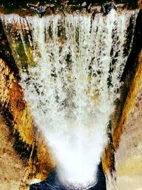 View of waterfall