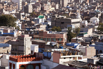 Full frame shot of old cityscape