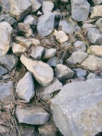 Full frame shot of stones