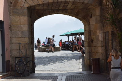 Group of people at the beach