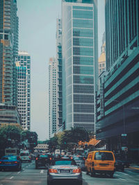 Traffic on city street