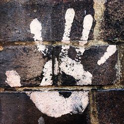 Close-up of weathered wall