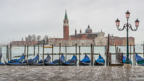 View of church at waterfront