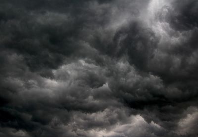 Low angle view of storm clouds in sky