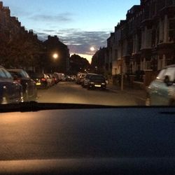 City street at night