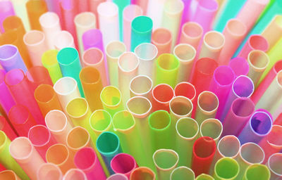 Full frame shot of multi colored pencils