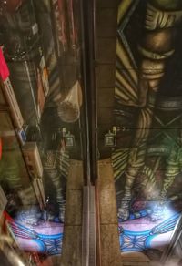 Full frame shot of blinds