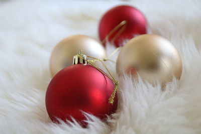 Close-up of christmas decoration