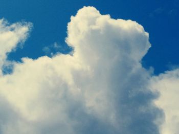 Low angle view of clouds in sky