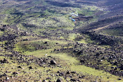 High angle view of landscape