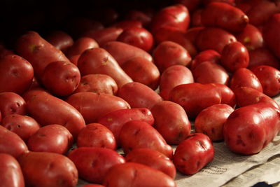 Sweet potatoes for sale in market