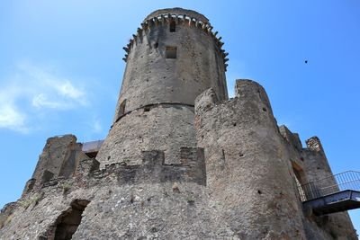 Low angle view of historic building against sky