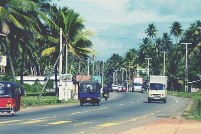 Car on road