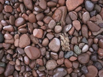 Full frame shot of pebbles