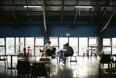 Group of people at home