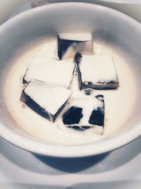 Close-up of ice cream served in plate