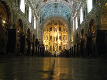 Interior of church of santo domingo de guzman