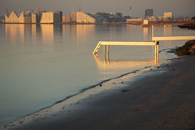 View of city at waterfront