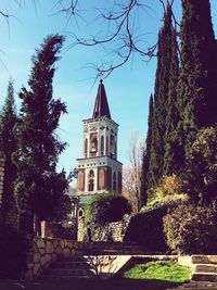 Low angle view of church