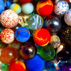 Full frame shot of colorful balls