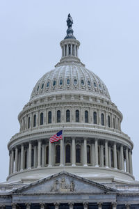 Low angle view of historical building against sky