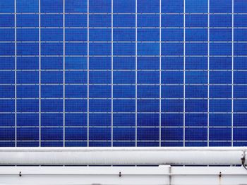 Full frame view of solar panels