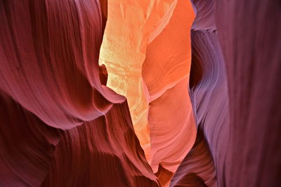 Full frame shot of rock formation