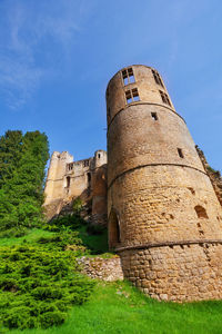 Low angle view of old building