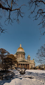 Low angle view of church against sky