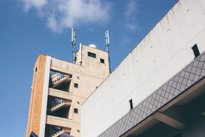 Low angle view of building against sky