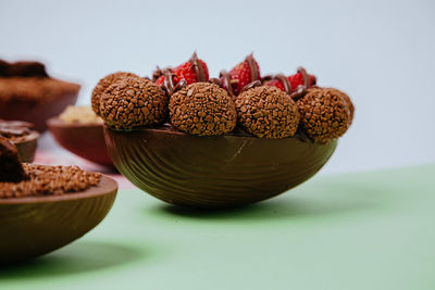 Close-up of fruits in bowl