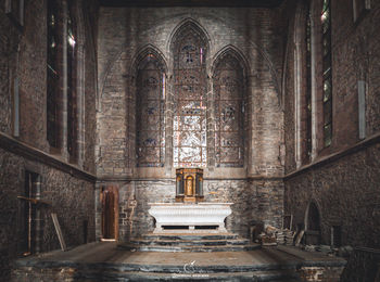 Interior of church