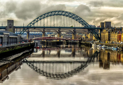 Bridges over the river tyne at newcastle, england
