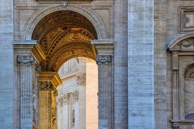 Low angle view of historical building