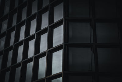 Low angle view of skylight