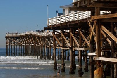 View of wooden pier