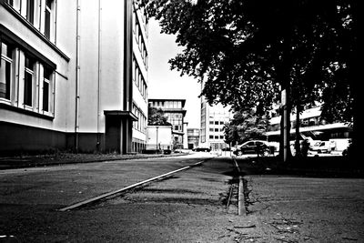 View of buildings along street