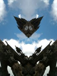 Low angle view of church against sky