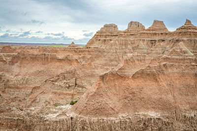 View of rock formations