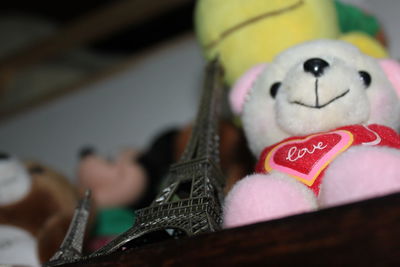 Close-up of stuffed toy