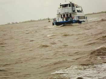 View of nautical vessel on sea