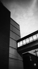 Low angle view of building against sky