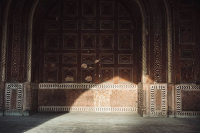 Entrance of historic building