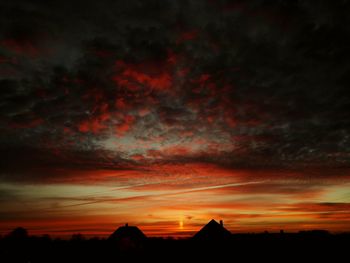 Scenic view of sunset sky