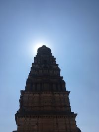 Low angle view of historical building
