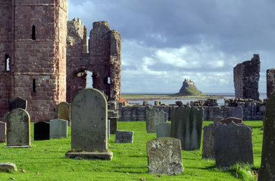 Old ruins against sky