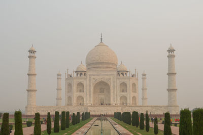 View of historical building against clear sky