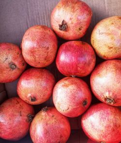 Full frame shot of pomegranates for sale