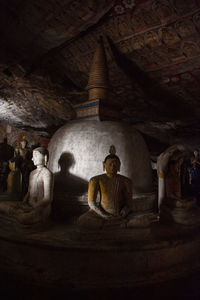 Statue of buddha in temple