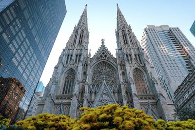 Low angle view of cathedral against sky